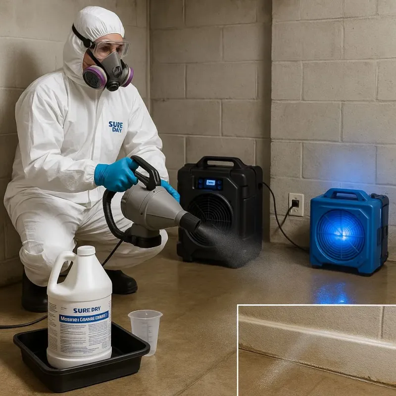 Sanitization and Odor Removal process in Hickory Creek, TX
