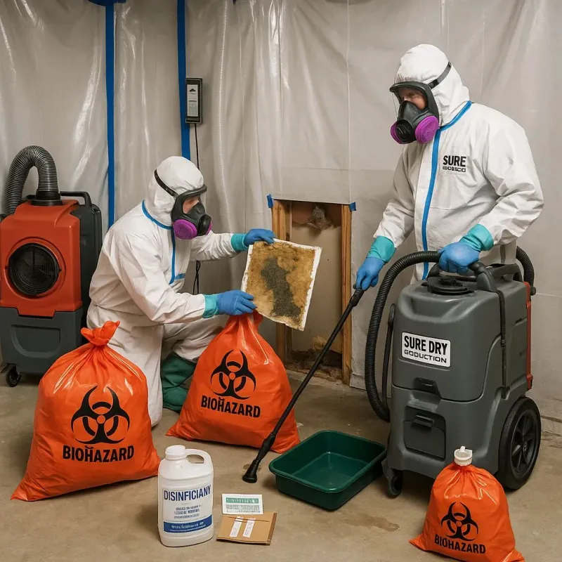 Contaminated Water Handling Protocols process in Hickory Creek, TX
