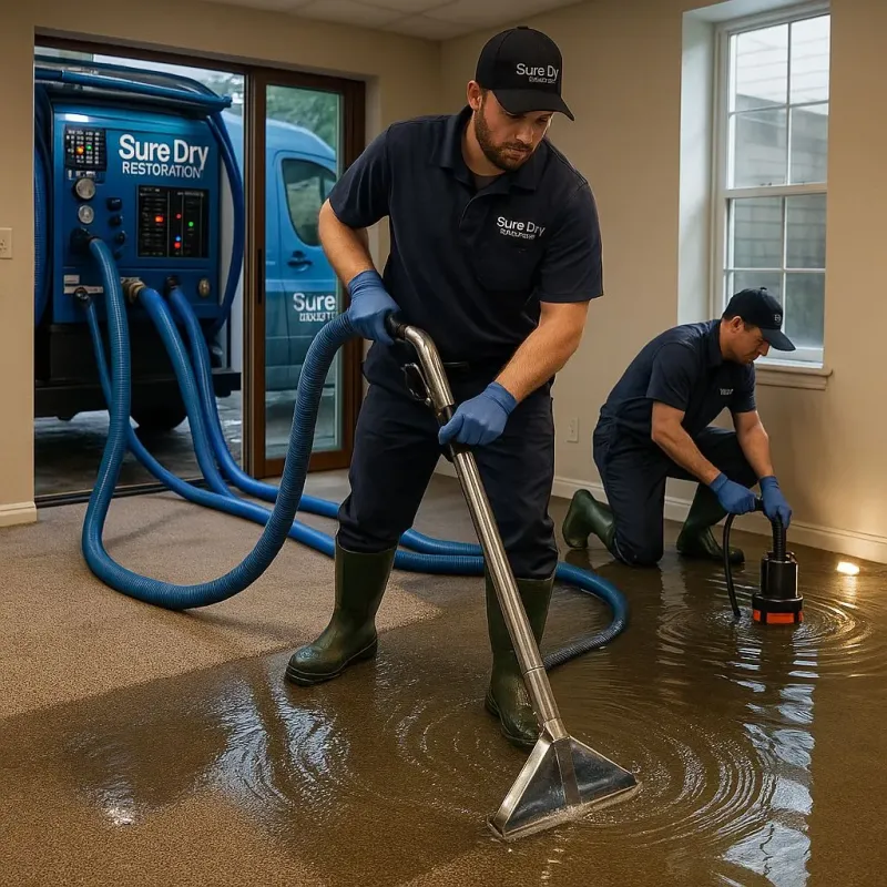 Water Extraction and Removal process in Hickory Creek, TX